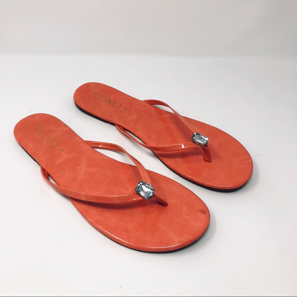 XOXO Tara Flat sandals Coral size 9M